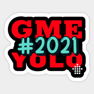 GME Yolo 2021 Sticker